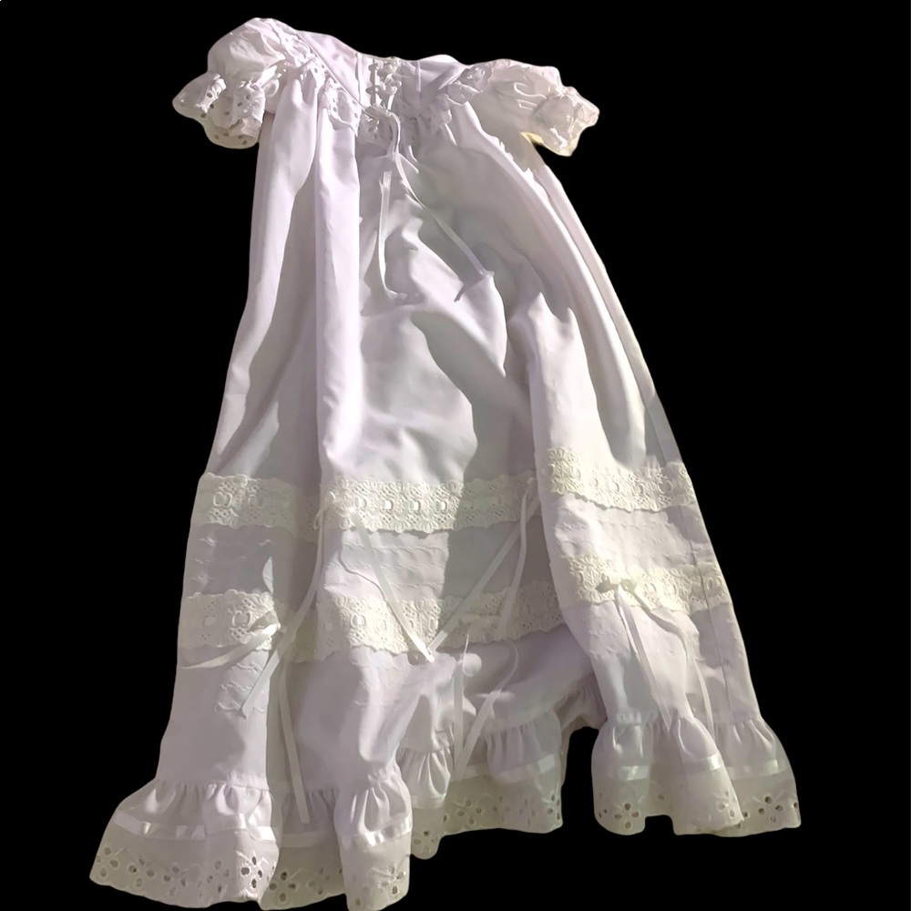 Specially Handmade Christening Gown GORGEOUS 3-6 mo